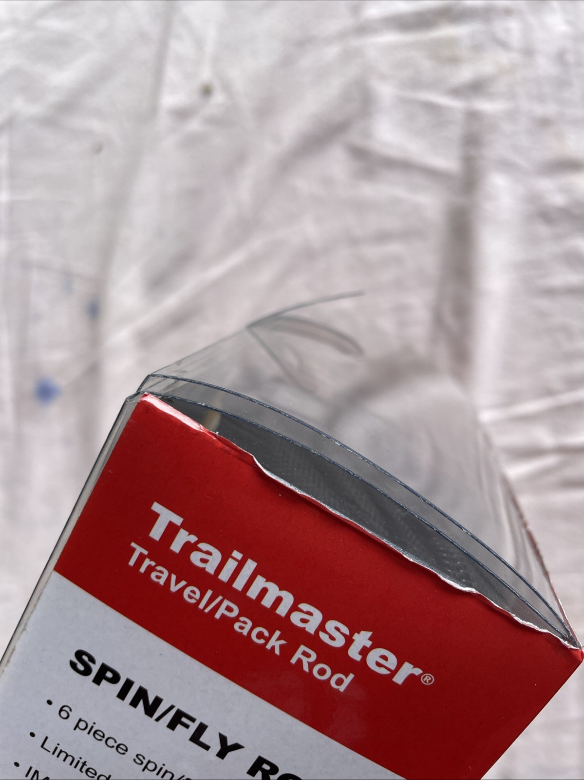NEW Eagle Claw Trailmaster 7’ Spin Fly Travel Rod Multi Piece Pack Pole Case NIB