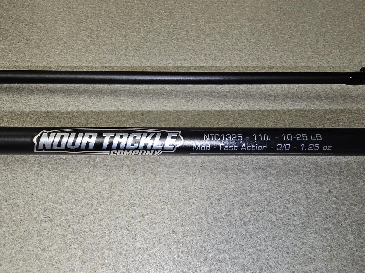 Nova Tackle NTC 1325 11’ 10-25lb Spiral Wrapped Baitcaster