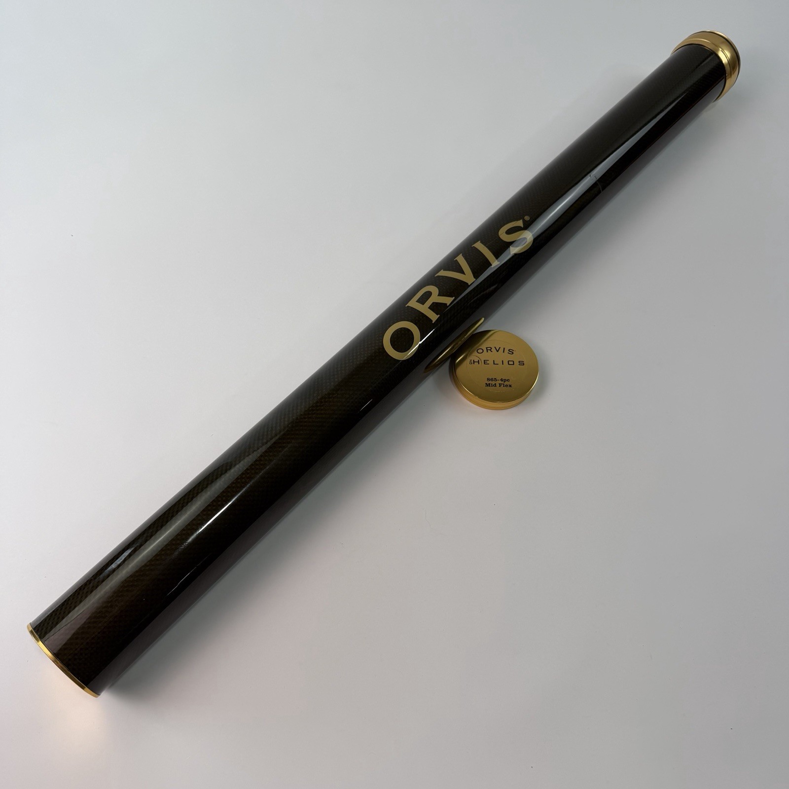 Orvis ZG Helios 865 4pc Mid Flex Fly Rod (Tube Only) Carbon Fiber 28 3/4″ Y308