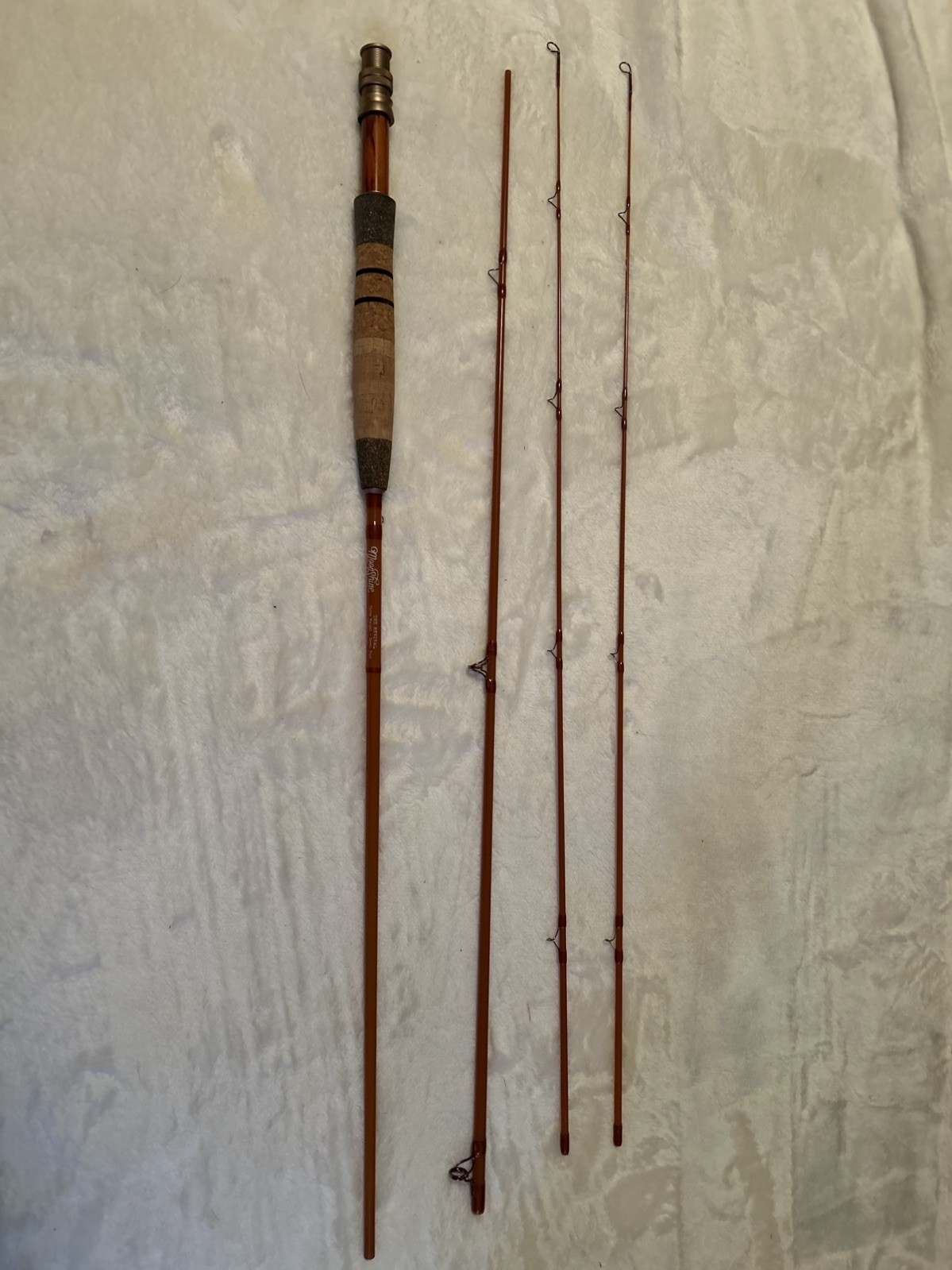 MOONSHINE REVIVAL Fiberglass three weight Seven Ft fly fishing rod classic glass