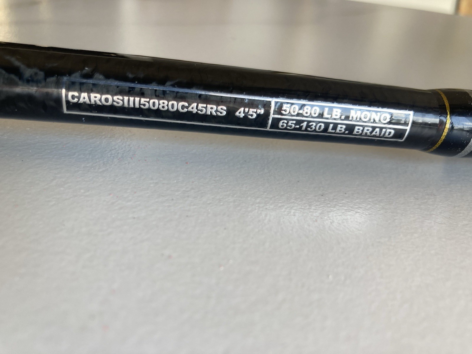 Penn Carnage 3 4’6” 50-80lb. Rod Blade. Carbon Fiber Big Game Trolling