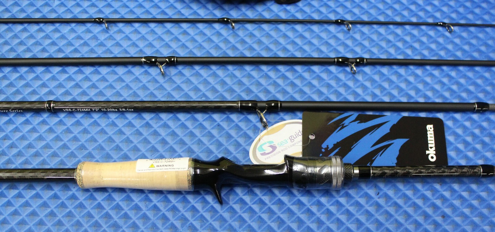 Okuma Voyager Signature Freshwater Rod 7′ 2″ MH 4-Pc W/Soft Case VSS-C-724MH