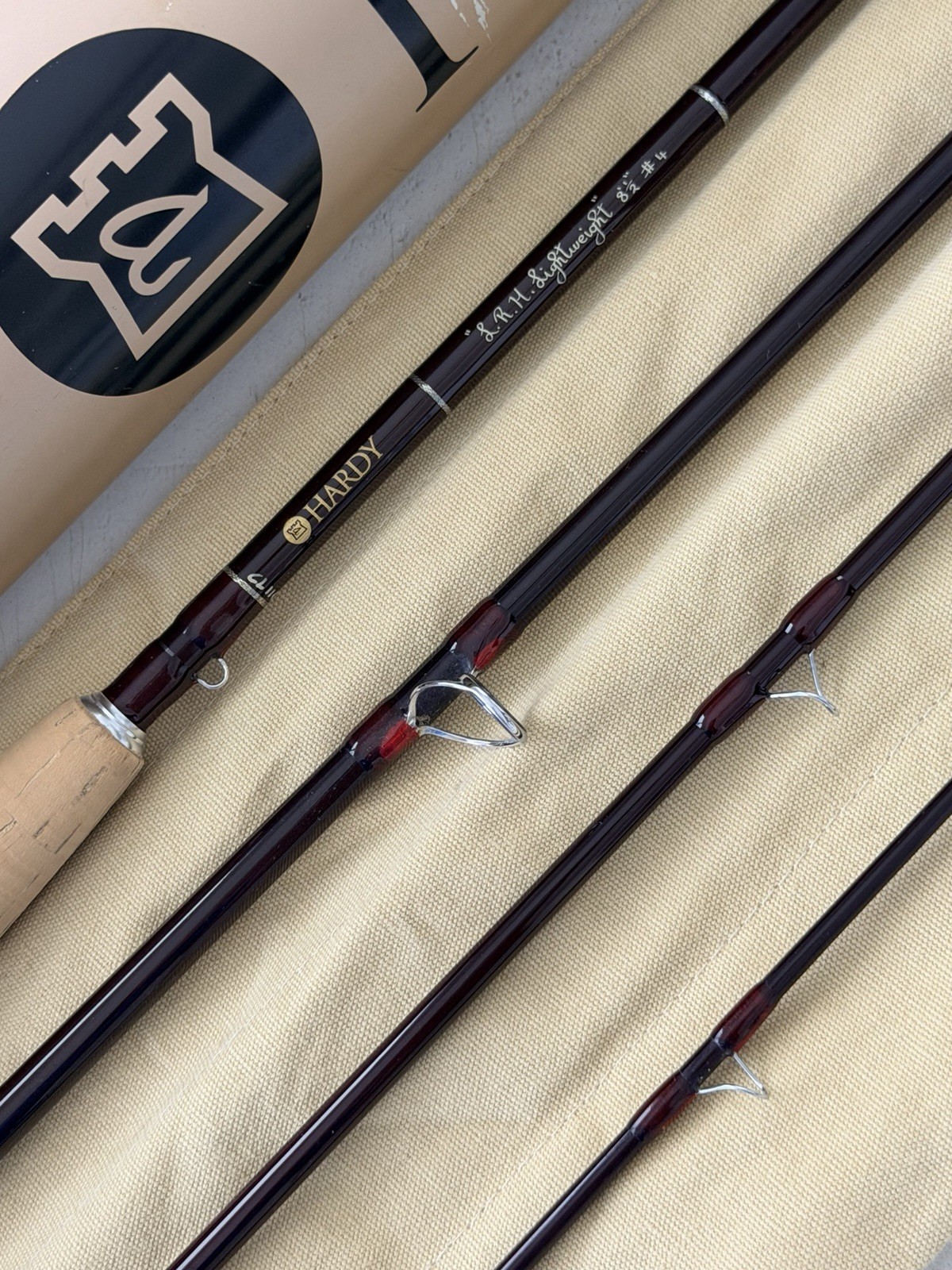 **BEAUTIFUL**🔥HARDY Classic Series LRH Lightweight 4wt. 8’6”in Rod🔥~LEGENDARY~