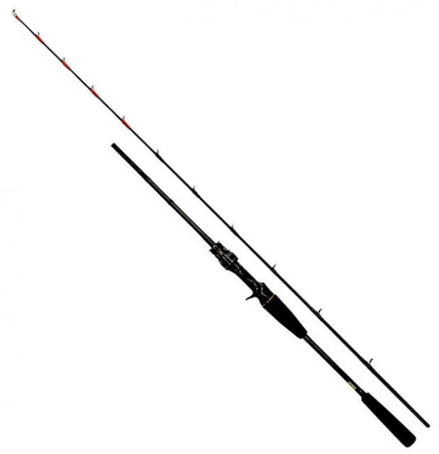 Daiwa Mica X 180-R Boat Fishing Rod Braid-X Carbon Taped Used