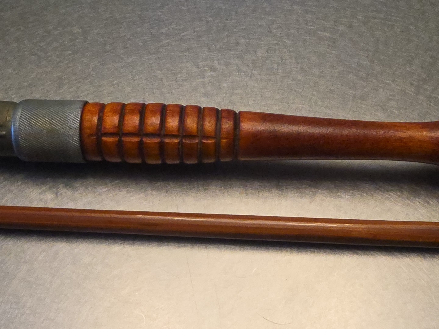 Antique / Vintage Montague Dreadnought Genuine Tonkin 6 ft Boat Rod- Two Piece-