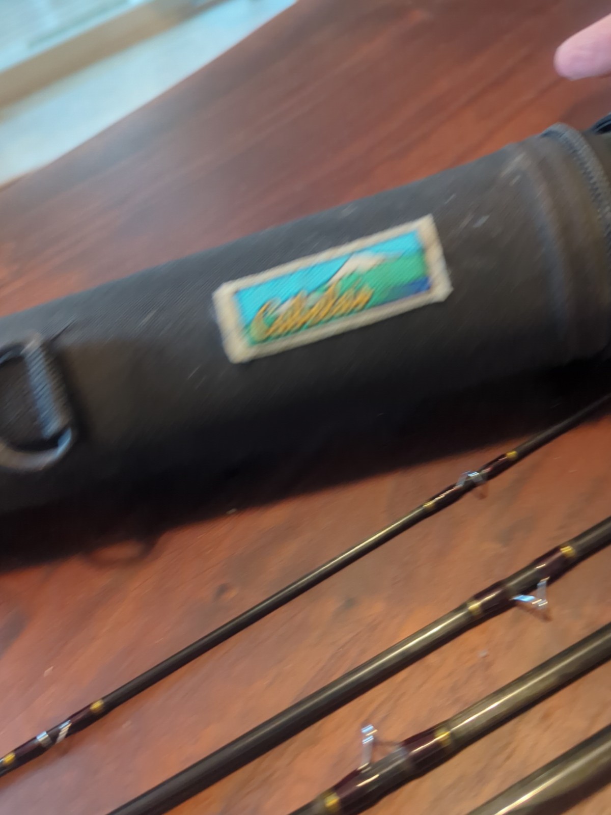 Cabela’s Wind River Wrf9 9 Ft Fishing Pole Five Wt Line With Case