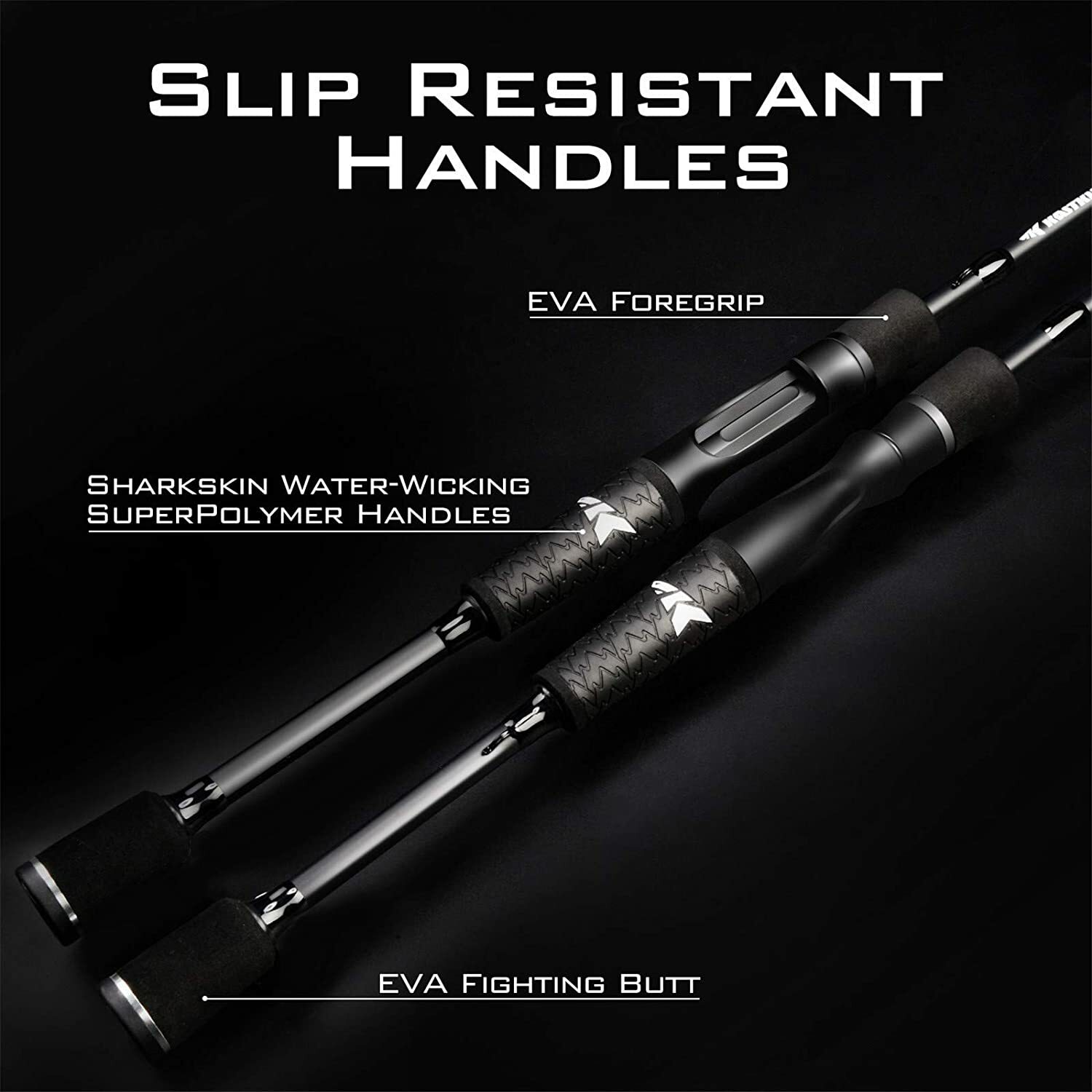 Graphite Spinning Casting Rod Light Medium Heavy Angler Performance Fishing Pole