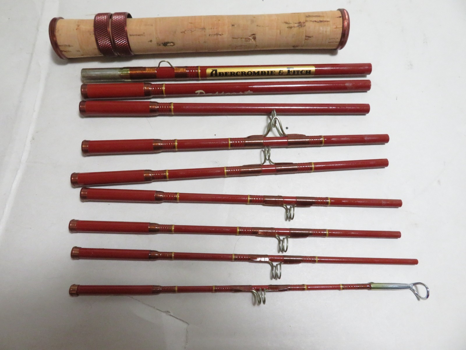 Abercrombie Fitch Passport Travel Fishing Rod 10 Piece With Case