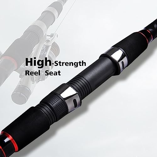 Surf Spinning Fishing Rod 9ft 2 Piece Graphite Carbon Fast Heavy Power Surfcast