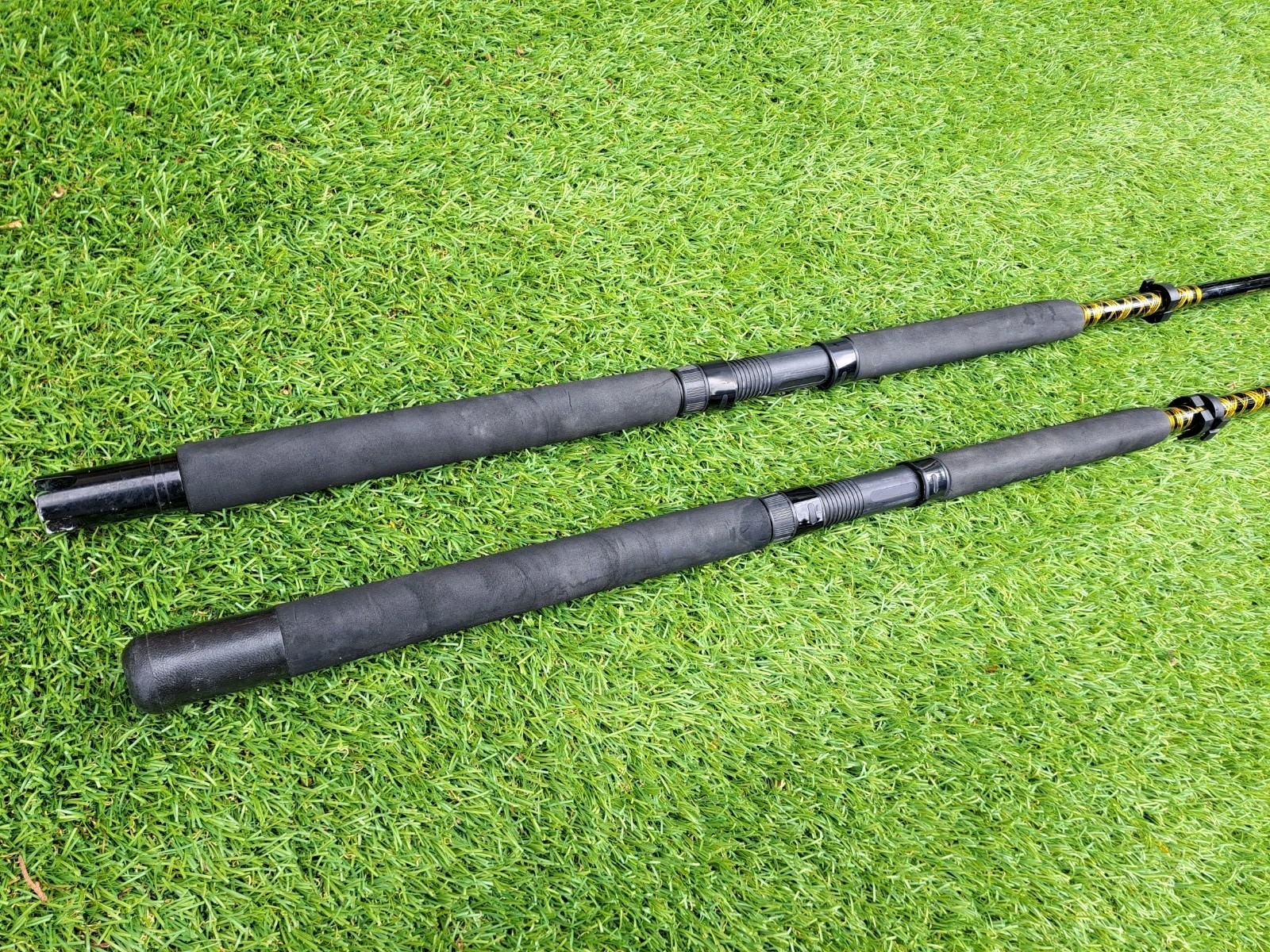 Penn Spinfisher V Set of 2 7ft Fishing Rods Spinning Boat One Piece 7″ Heavy