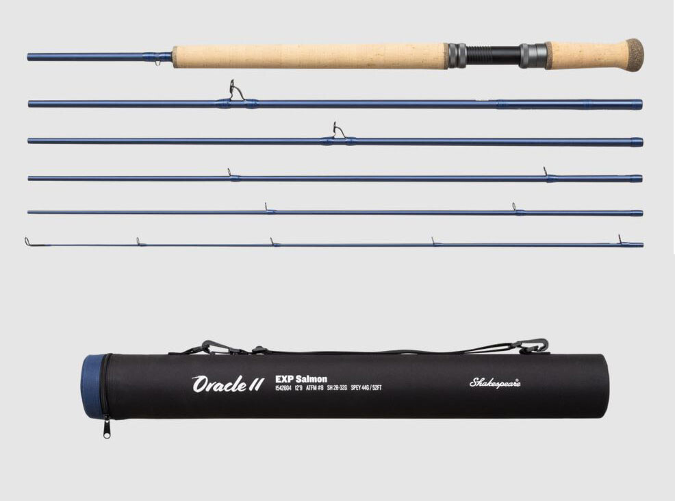 Excellent Value Shakespeare Rod Oracle 2 EXP Salmon Travel Fly rod 12ft 9in 8wt