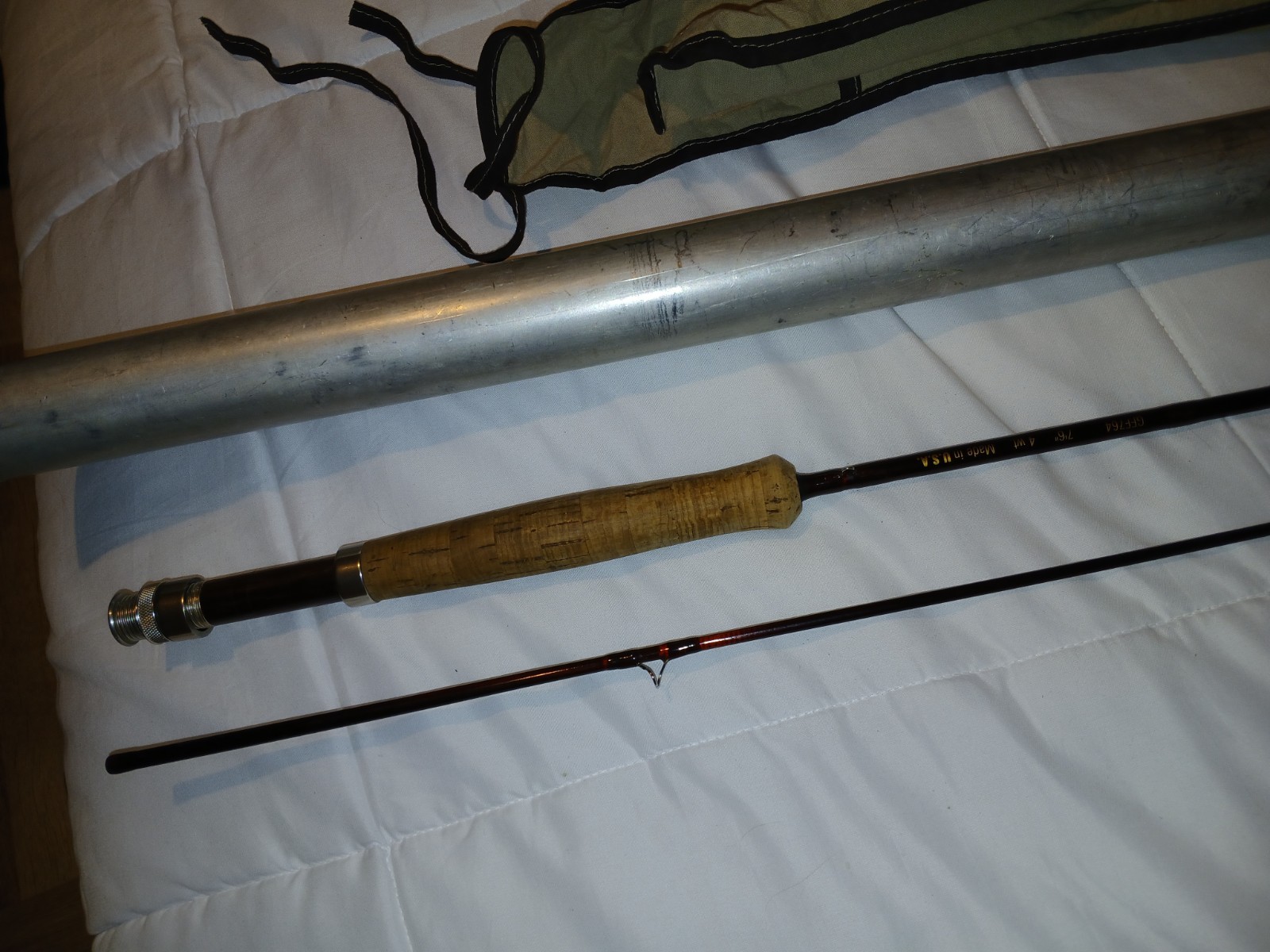 Rare 90’s USA MADE Fenwick HMG GFF764 7ft 3, 4wt Fly Rod!!