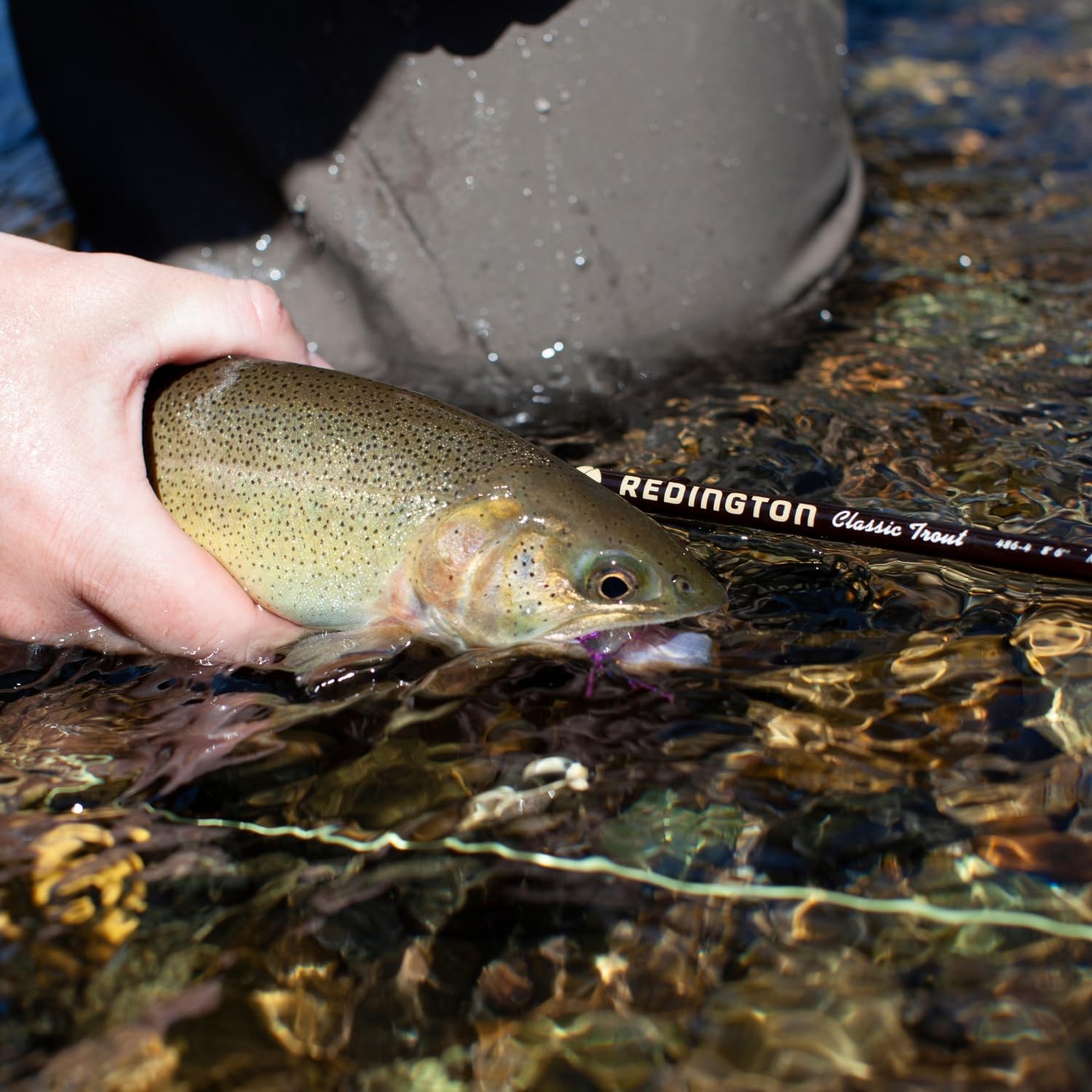 Fly Fishing Rod 376-4 Classic Trout Rod W/Tube 4pc 3WT 7-Foot6