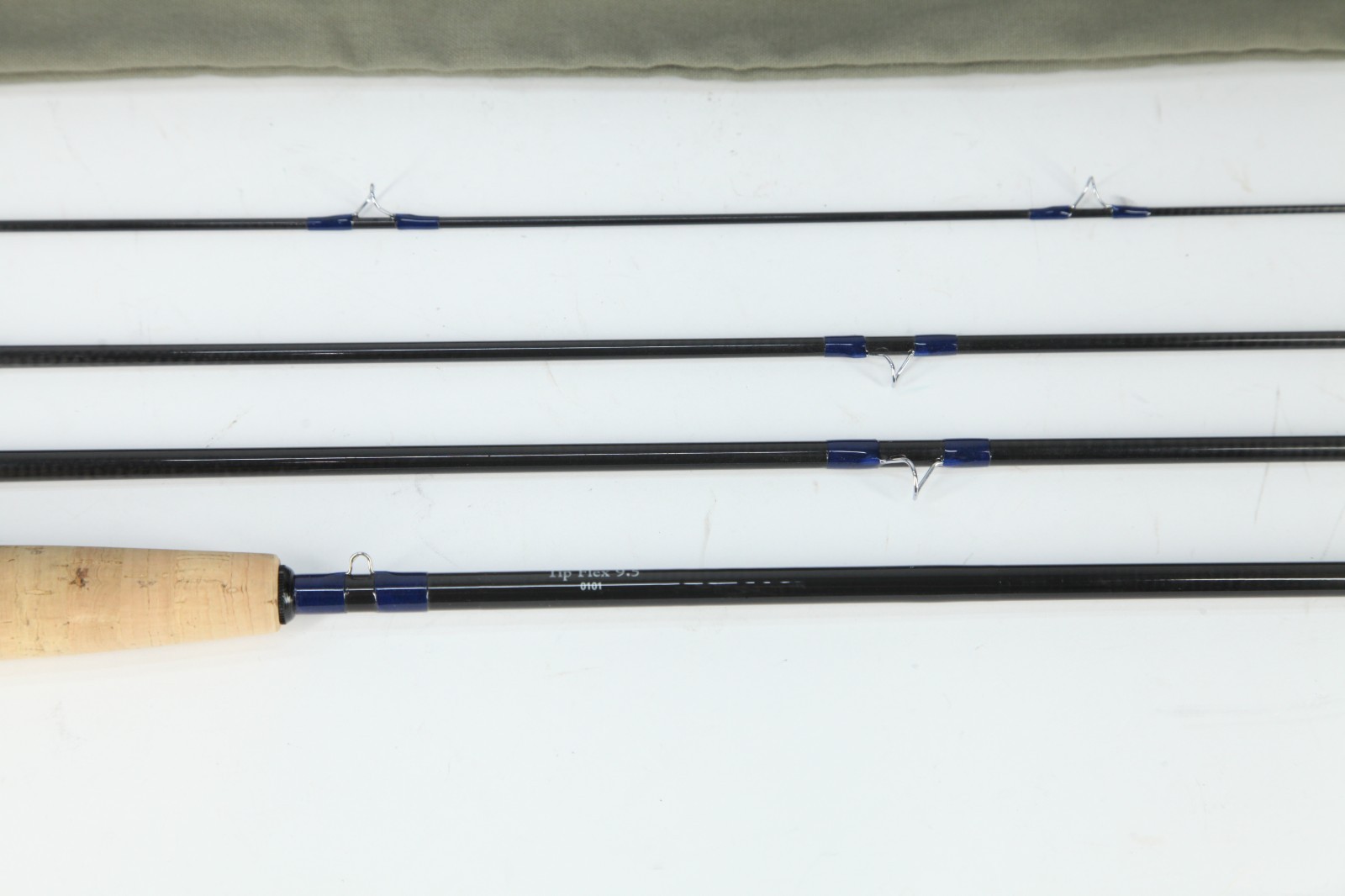 Orvis Silver Label TL Fly Rod 9′ 6wt 4pc Tip Flex 9.5 w/ Tube & Sock Made USA