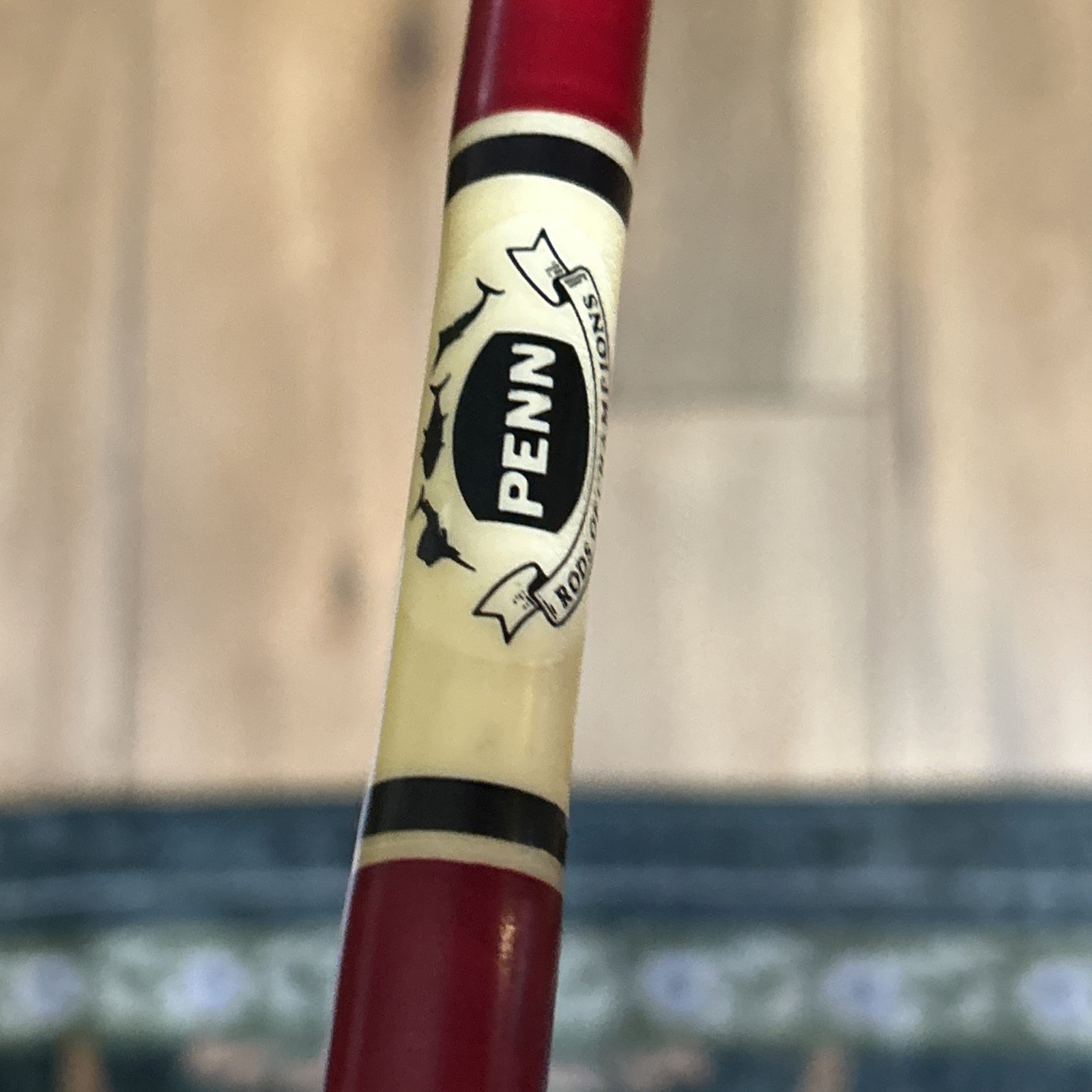 Vintage Penn Senator S-3240RF 6’6” 30-50lb Trolling Boat Fishing Rod 4/0