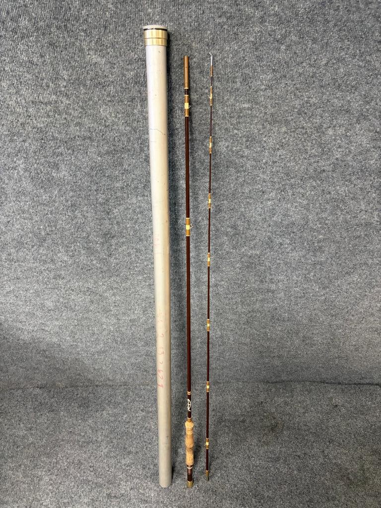Eddie Bauer #8020 2 Piece 8′ 3 1/2 oz S.A.6 Line Fly Fishing Rod +Sleeve & Tube