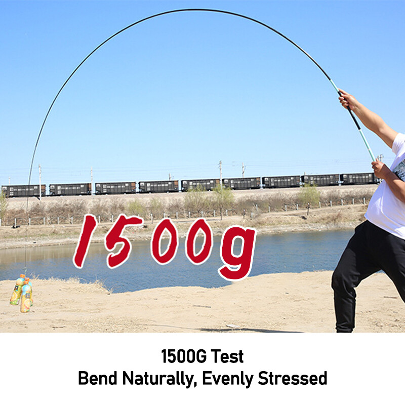 3.6M-7.2M Ultra-light Telescopic Fishing Rod Carbon Fiber Hard Fishing Pole