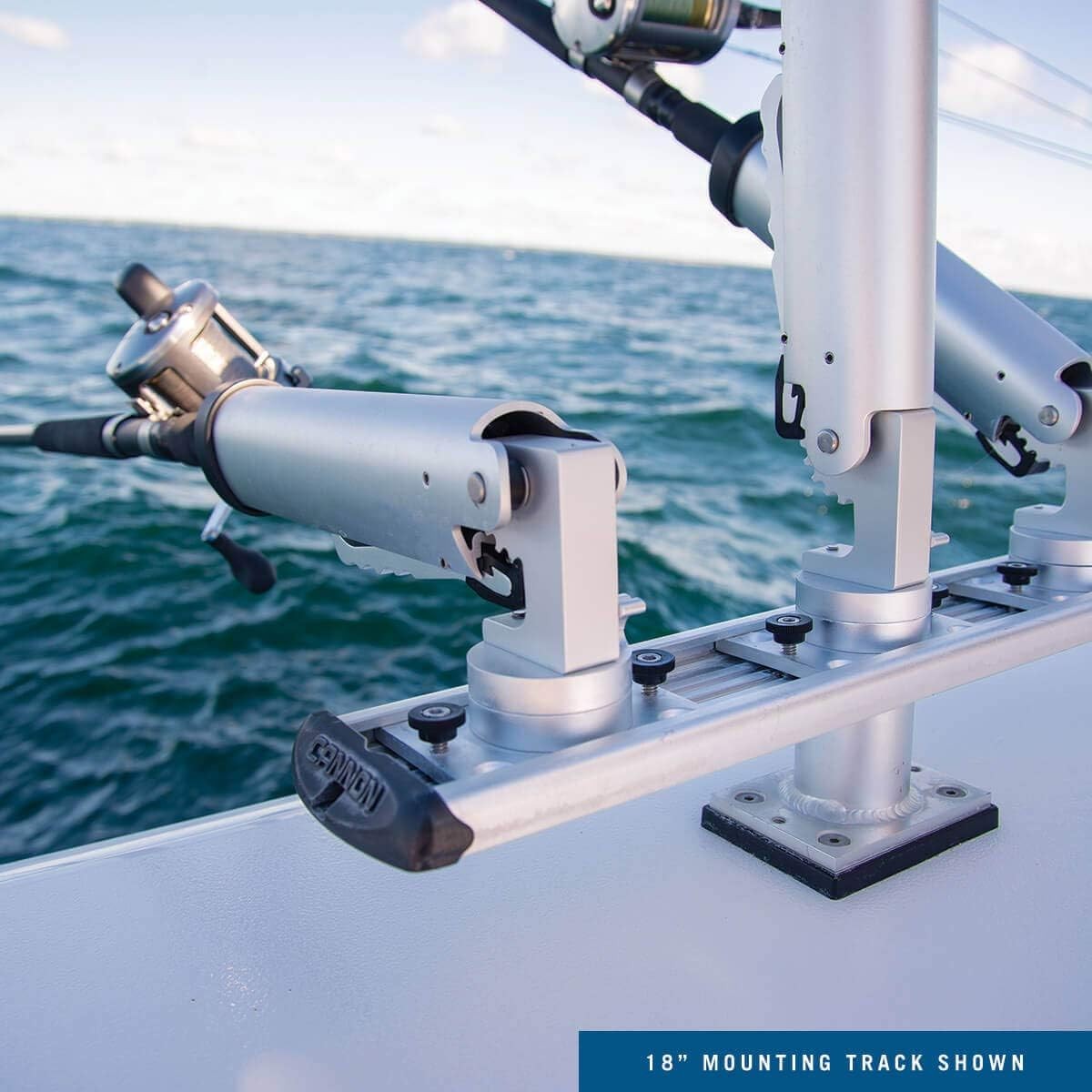 Aluminum Mounting Track for Downriggers and Boat Accessories