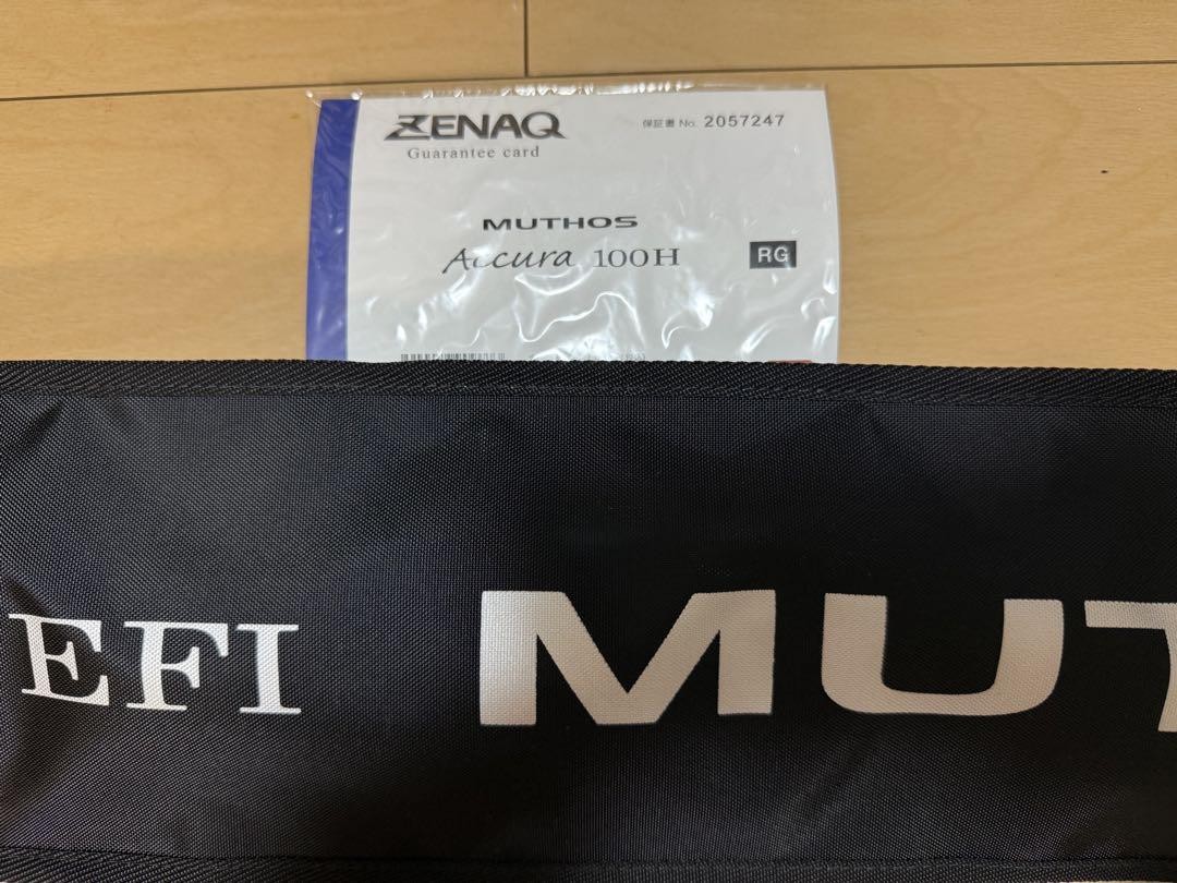 Brand new, unused Zenaq Muthos Accura 100H RG Fishing Rod