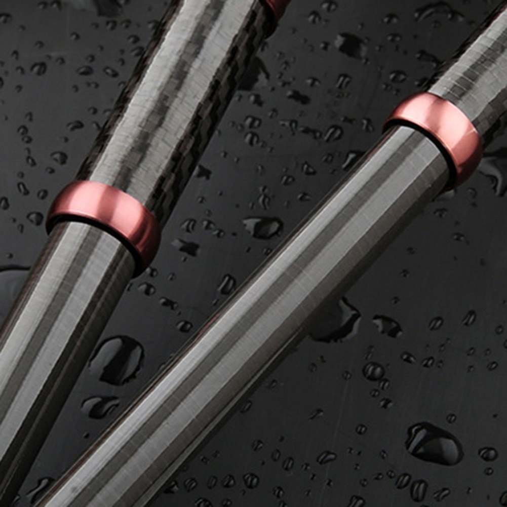 Sea Fishing Rod Carbon Fiber Shrink 180cm Black Pink with Reinforced Reel Seat