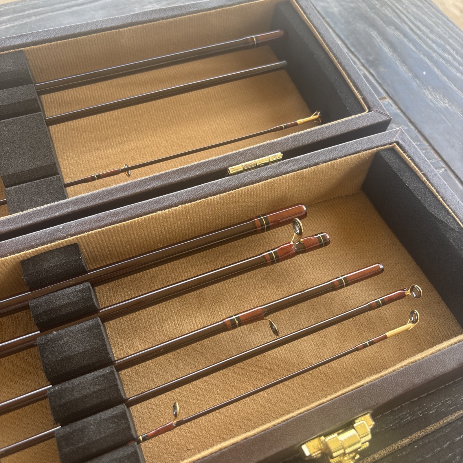 Vtg Berkley Bedell 50th Anniversary 2 Rod Fly Spinning Set Unused Serial 229