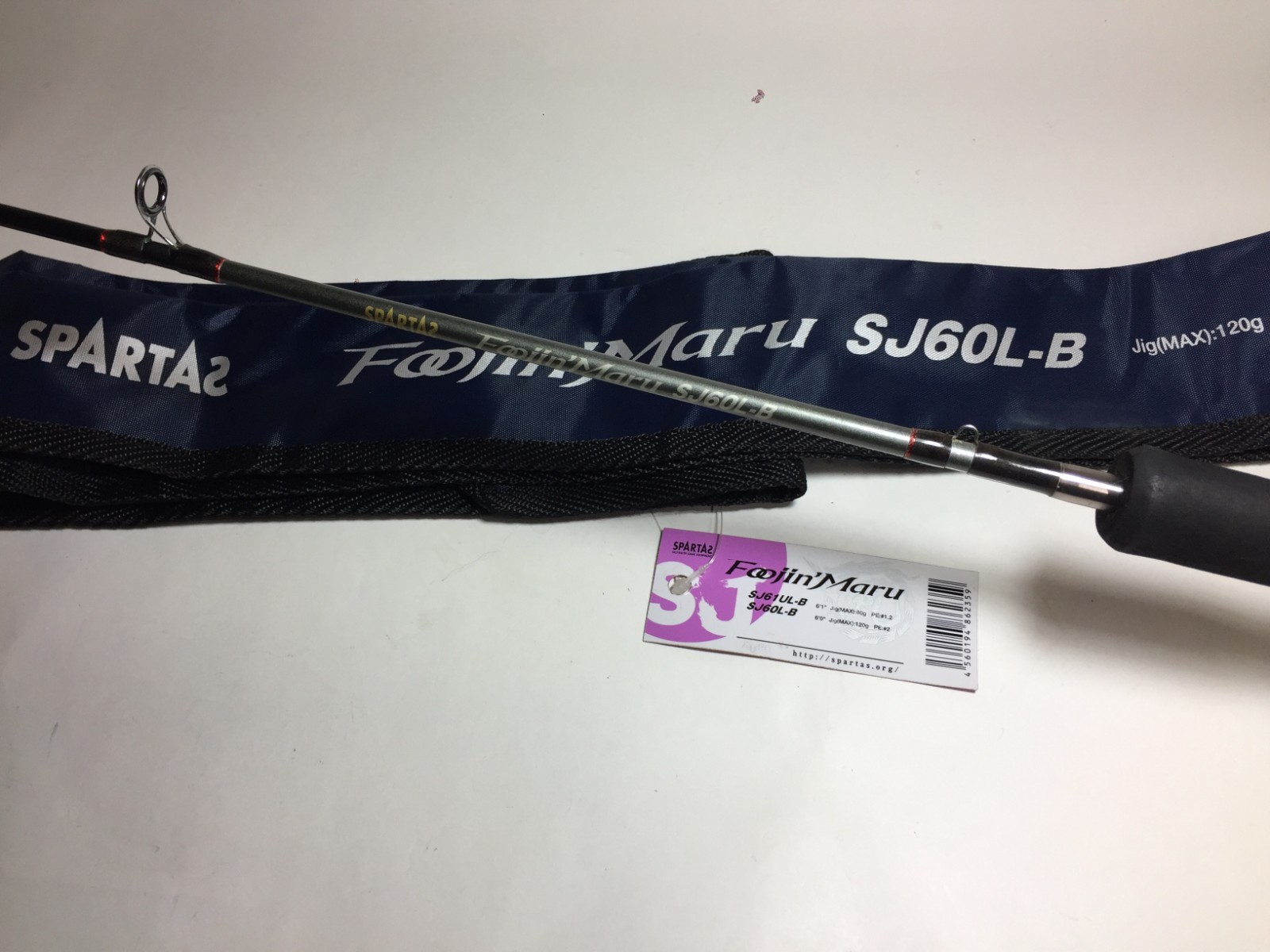 70841) SPARTAS 風神丸 Foojin’Maru SJ60L-B for Offshore Jigging Bait Rod