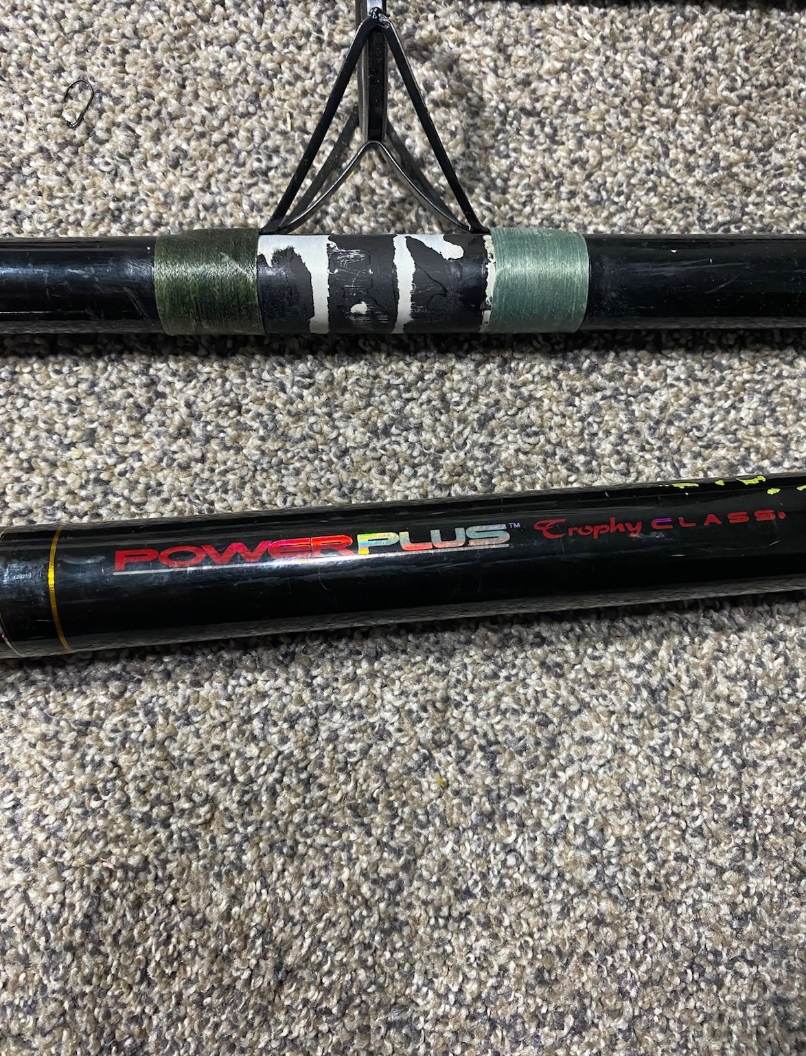 Bass Pro Shop 8-1/2′ POWER PLUS Trophy Class Trolling Rod Med 8-20lb Line 9/25 A