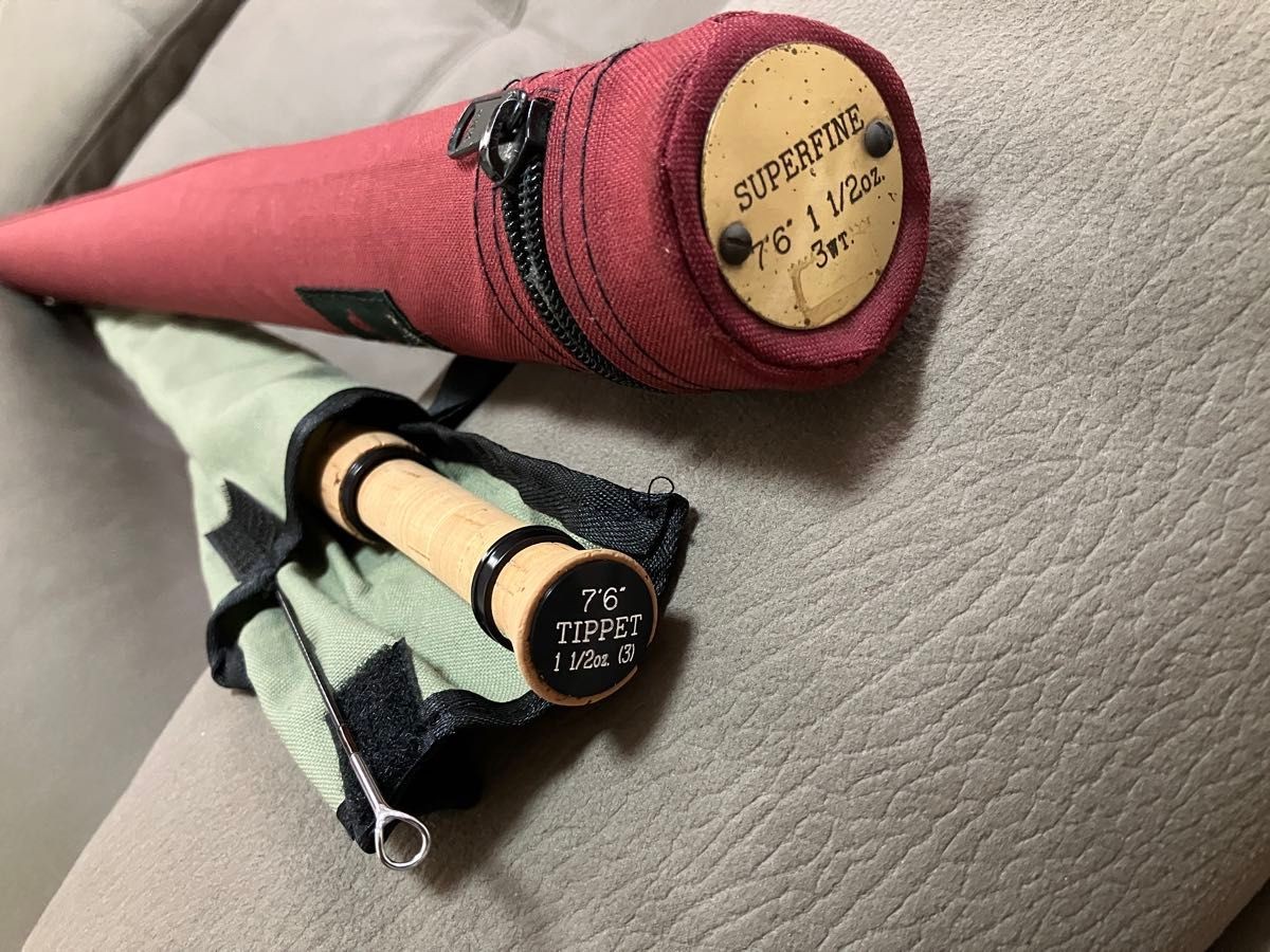 Orvis Superfine TIPPET 7’6″ 3 Line Fly Fishing Rod with Sock and Case