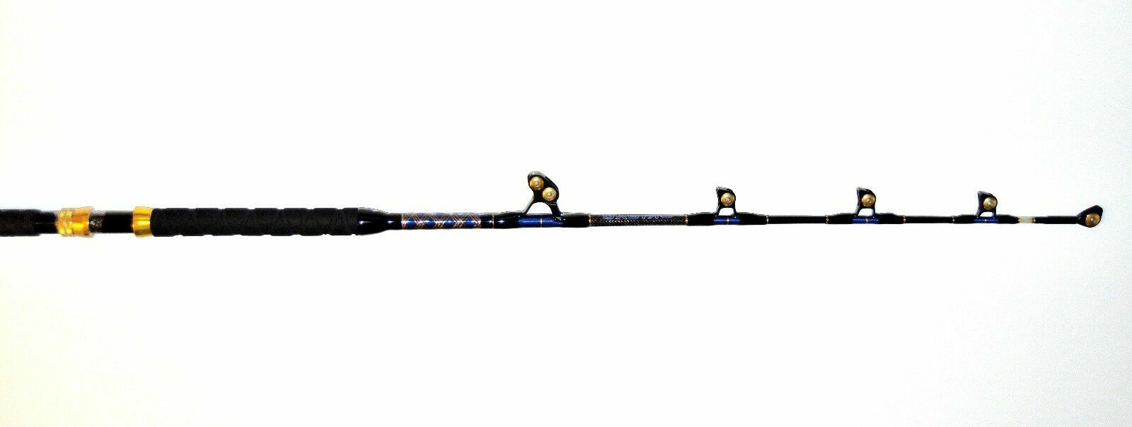 OKIAYA STANDUP TROLLING RODS 80-130LB VENOM-PRO CARBON BLANK/PAC BAY GUIDES