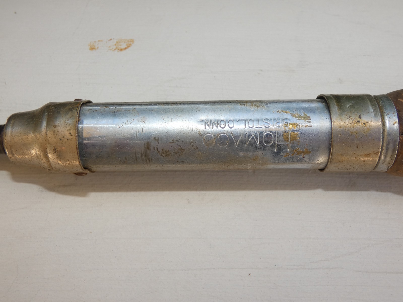 Vintage Homaco Bristol Metal 3 Section Telescopic Fly Rod 8 1/2 Ft