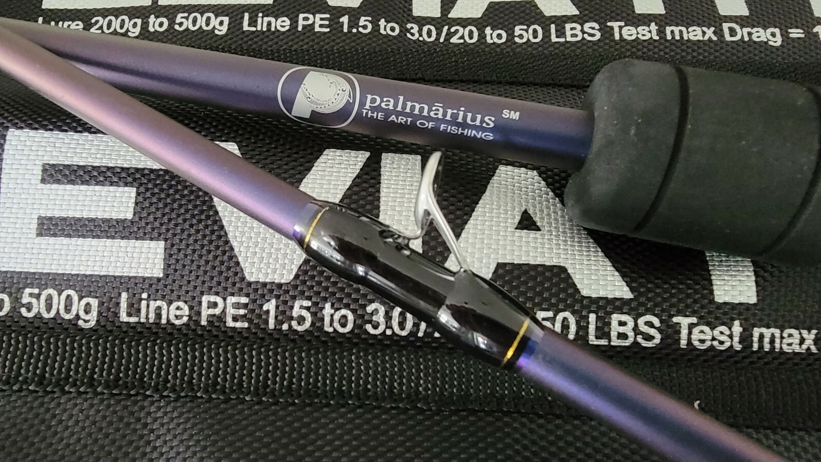 L Series 72-1 100g to 300g (3 oz to 10 oz) Slow/long fall jigging rod