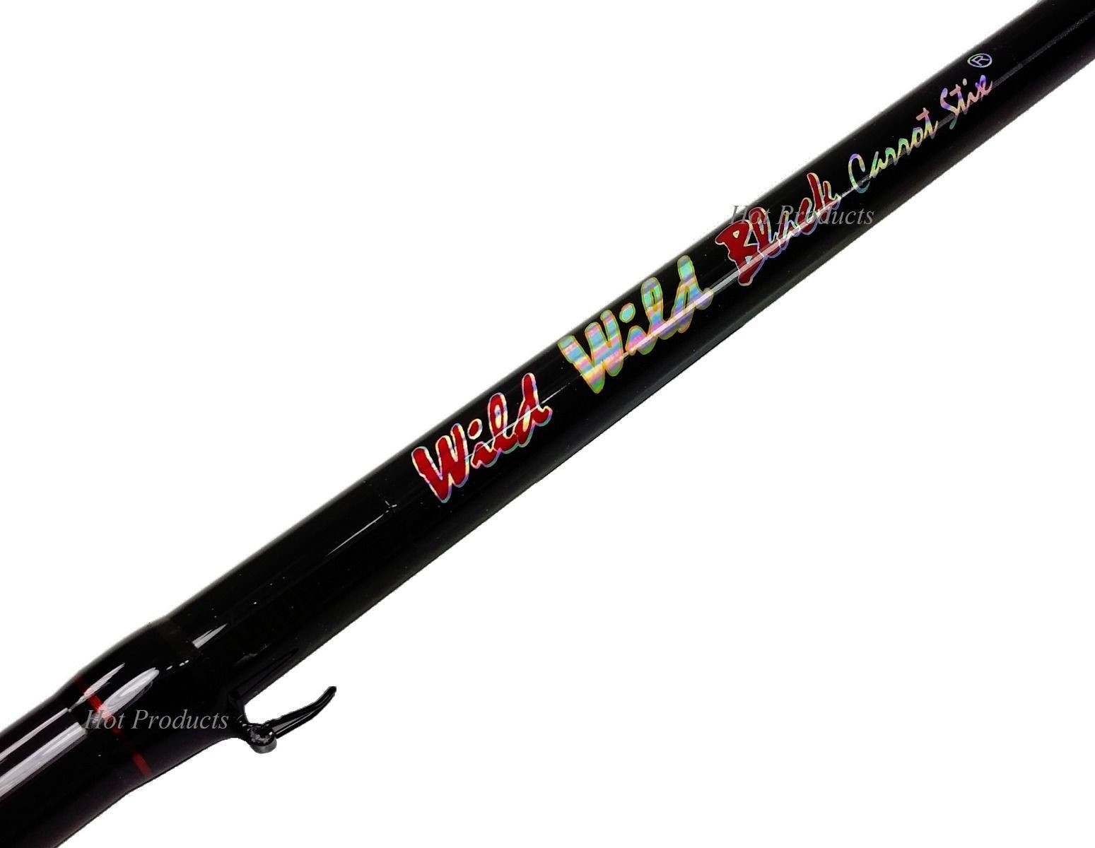 Carrot Stix CASTING 7′ MEDIUM LIGHT Wild Black W/ MicroWave Guides Fishing Rod