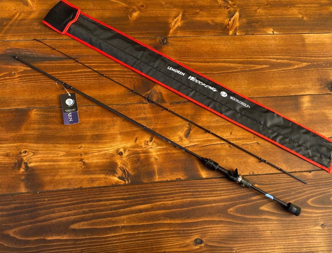 Bass Fishing Set 6ft Carbon Bait Rod Finesse Reel Used