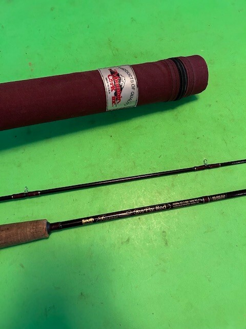 SOUTHBEND FINESSE 99% HIGH TECH GRAPHITE 8 FOOT 6 INCH 6-7 WT. FLY FISHING ROD