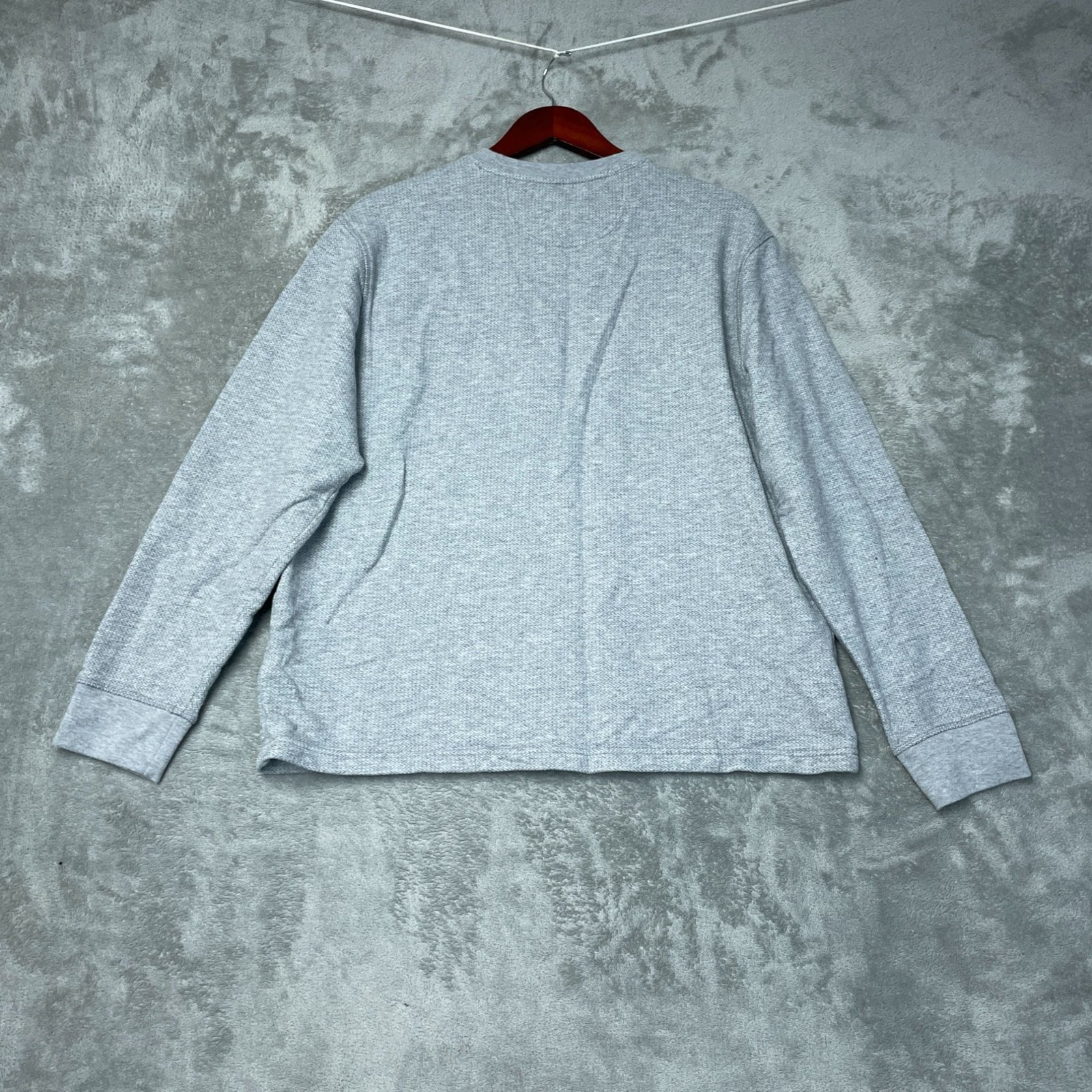 Orvis Men’s L Gray Long Sleeve Crewneck Sweatshirt K1089