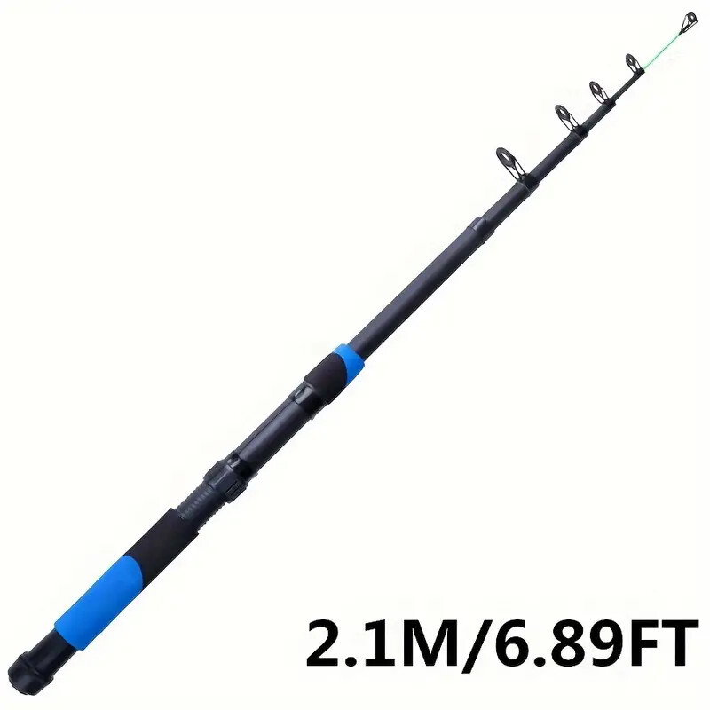 1pc Portable Fibreglass Fishing Rod,1.8M/5.9FT or 6.89FT Telescopic Fishing Pole