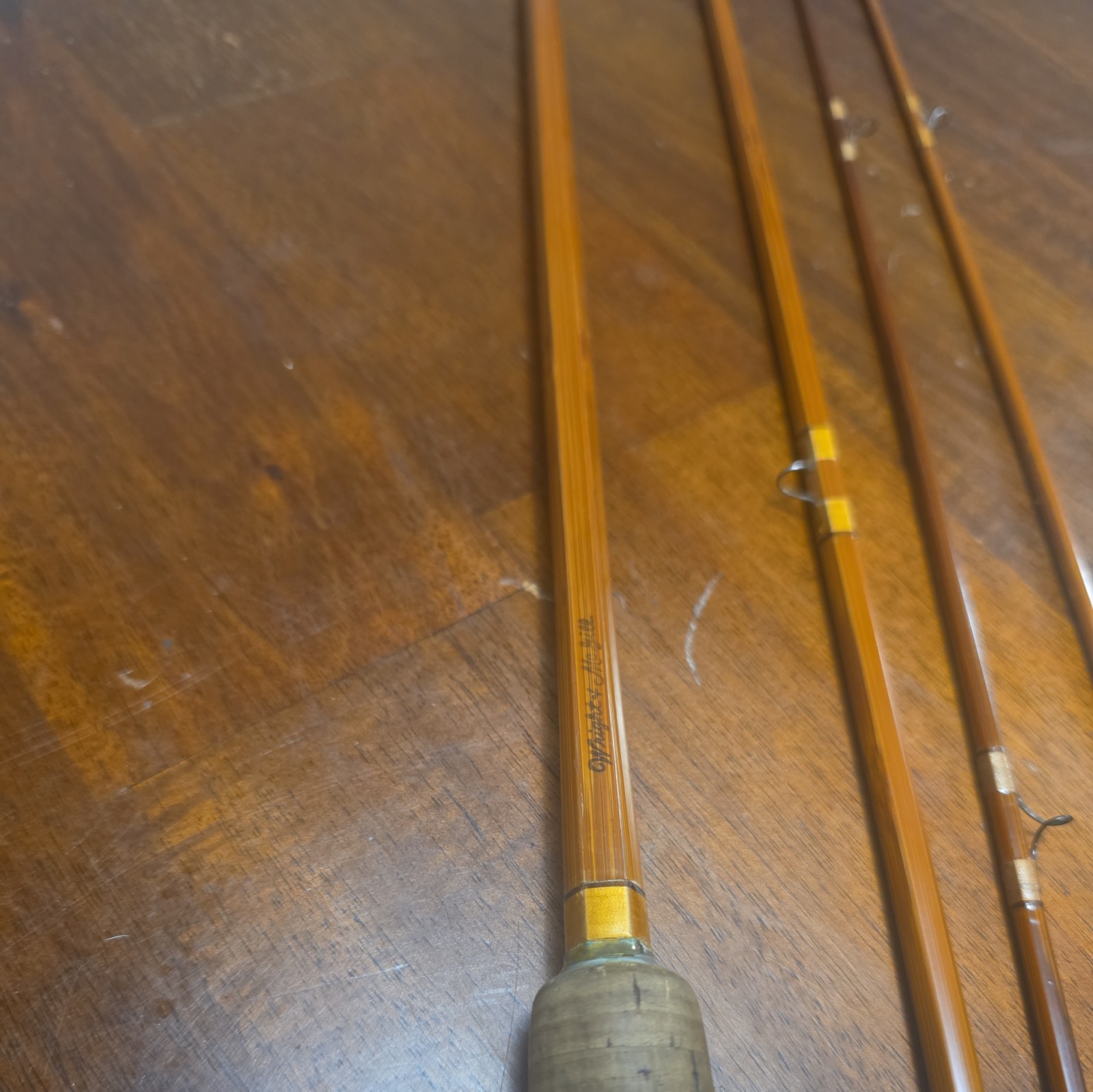 Wright & McGill Granger Aristocrat Bamboo Fly Rod. 9’ 6” Two Rod Ends