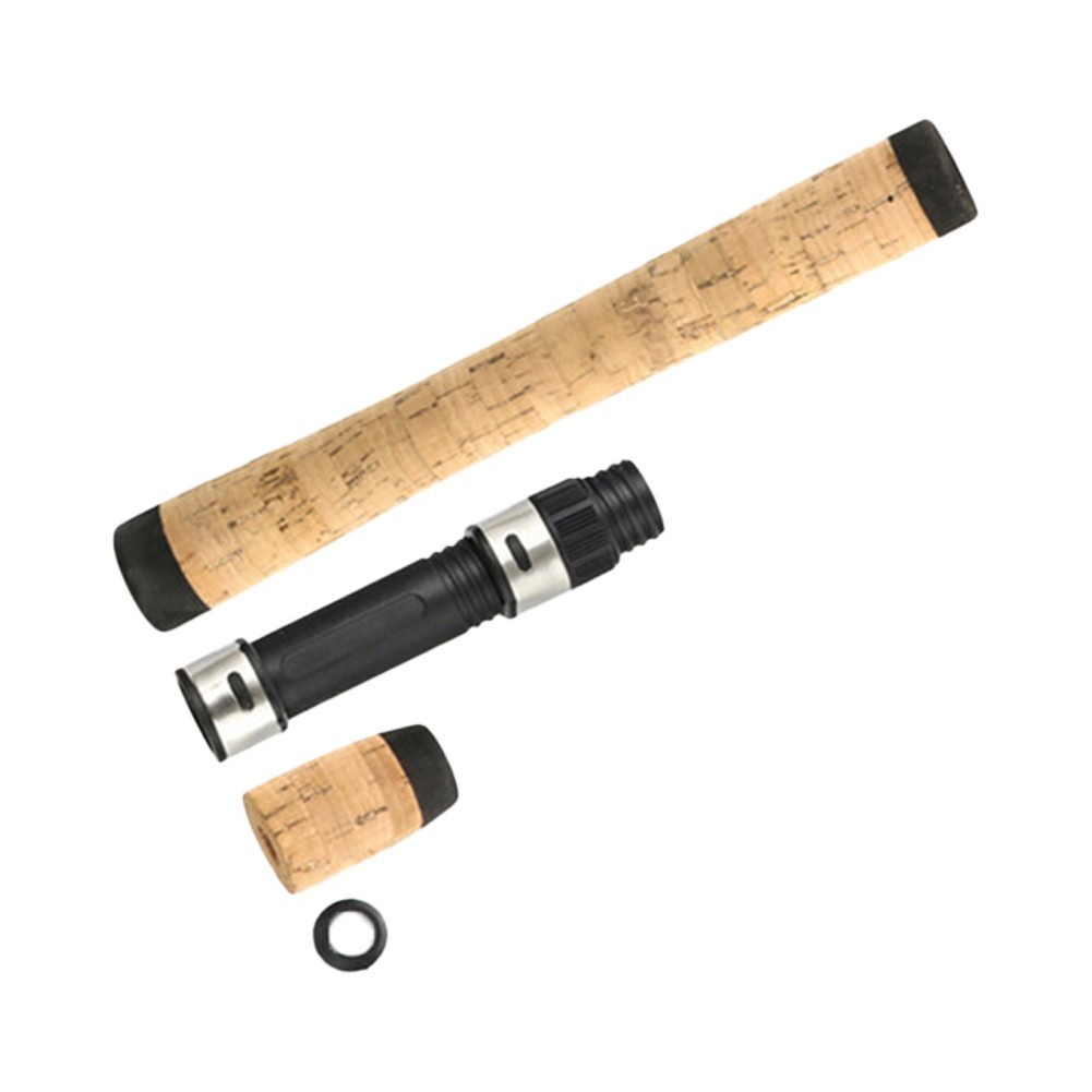 Fishing Rod Handle Repair Kit with Cork Grip and Reel Seat for DIY Rod Building