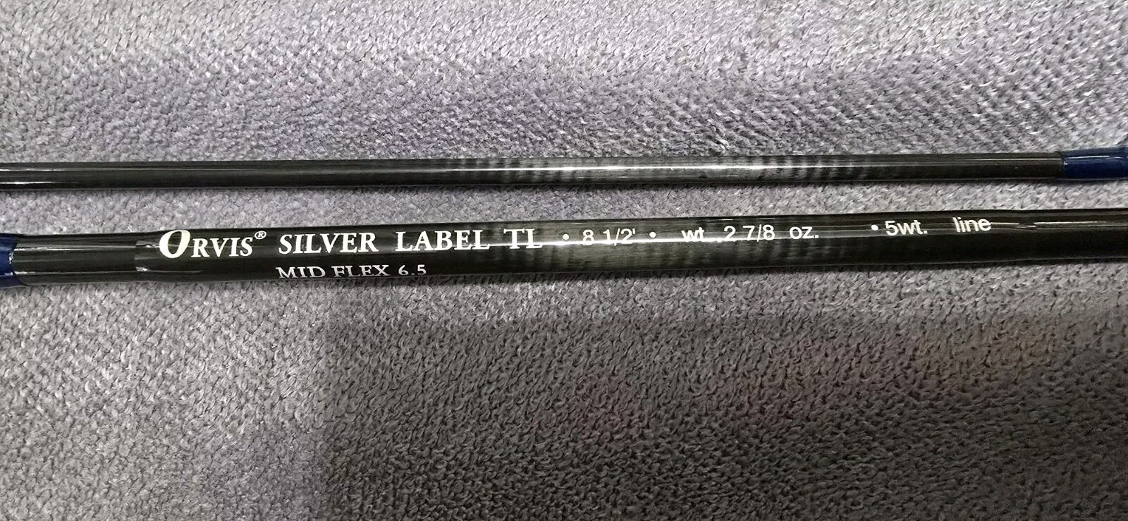 Orvis Silver Label TL Mid-Flex 6.5 Fly Rod. 8 1/2 ‘-Wt 2 7/8oz-5wt Line W Tube