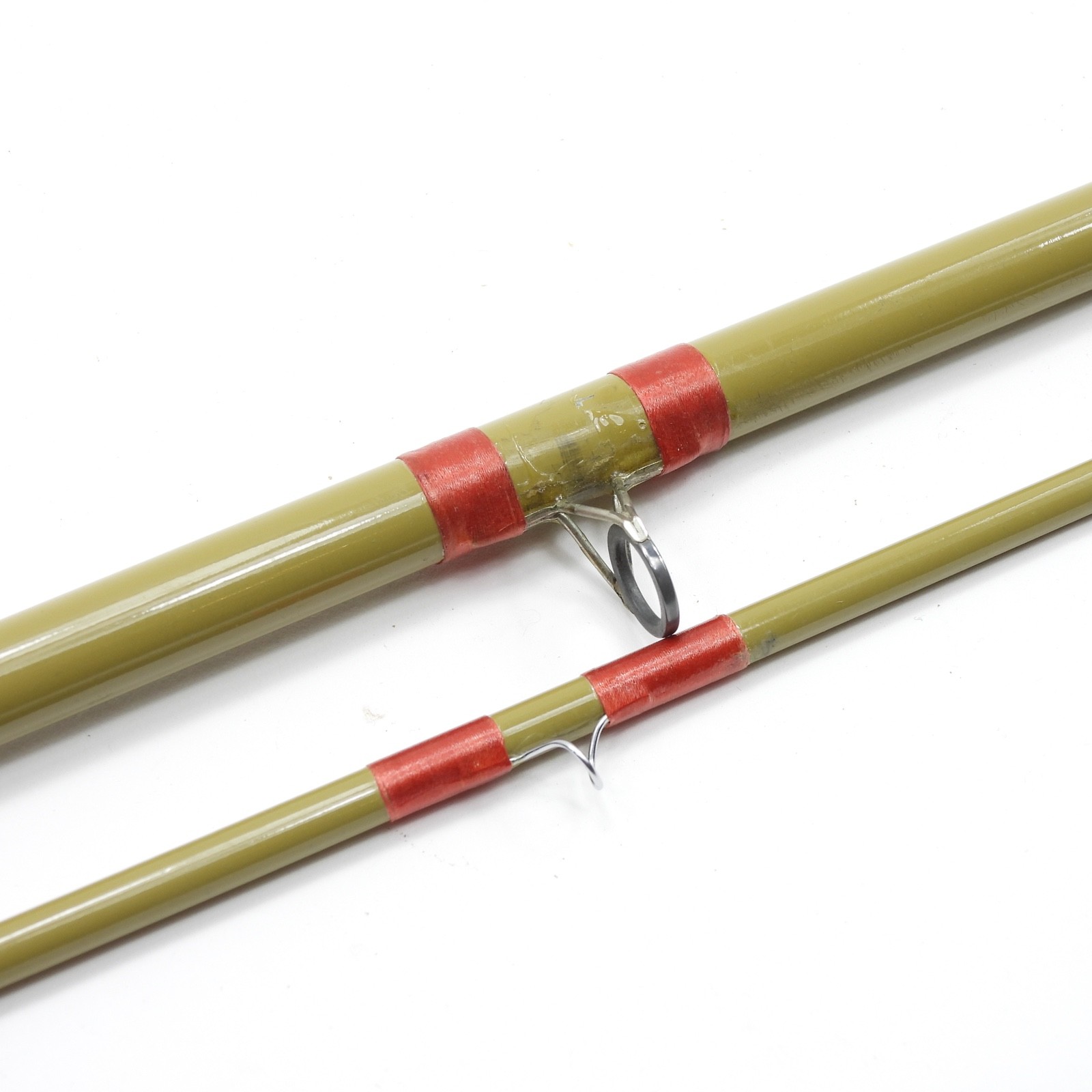 Unmarked Fiberglass Fly Fishing Rod. Orvis Kit Rod? 9’. 9-10wt. W/ Tube & Sock.
