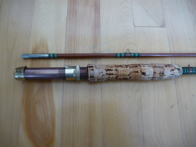 Vintage Fly Fishing Rod Thomassin 1st Gen, Fiberglass made in Canada great fish