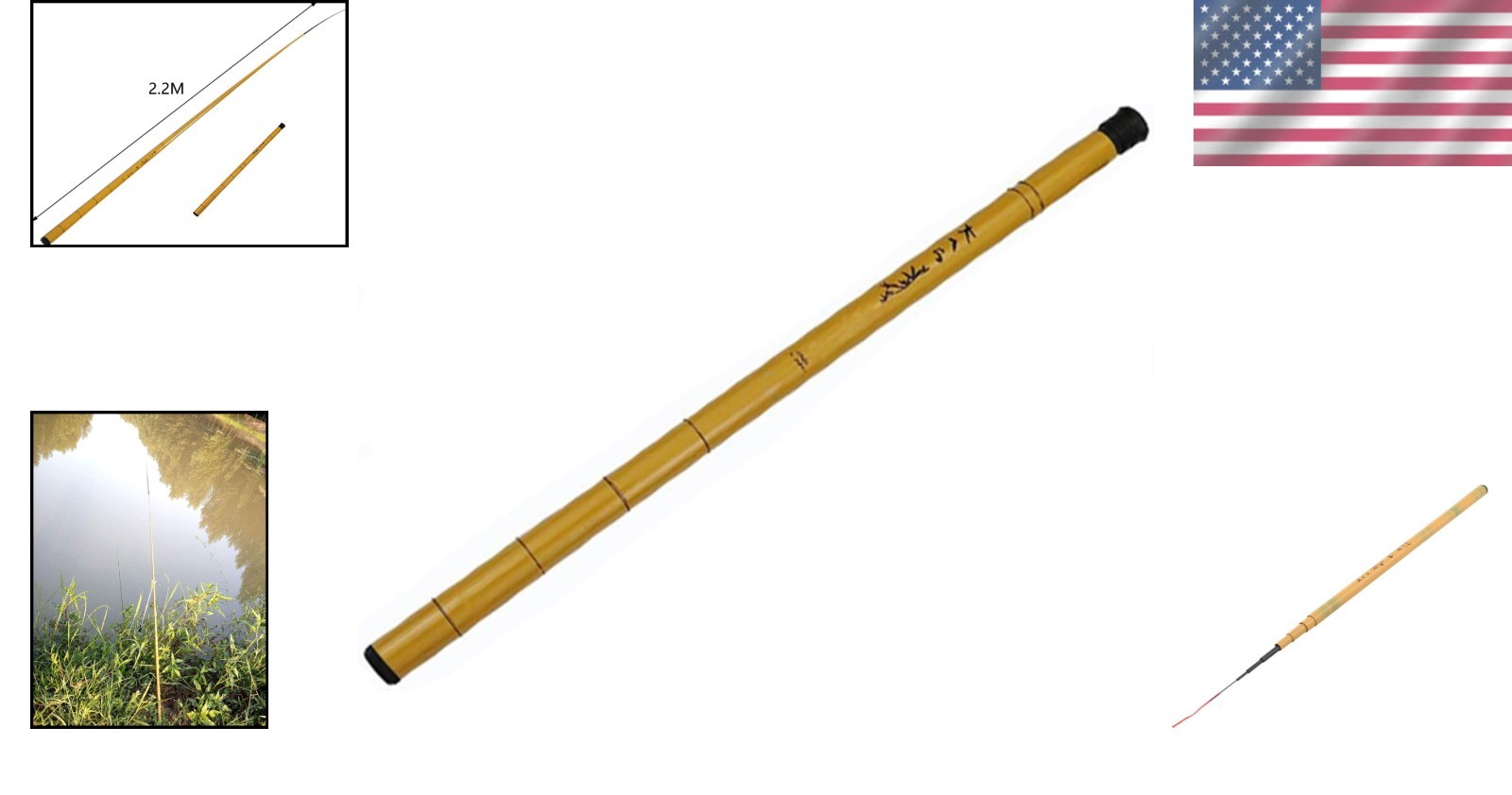 Compact 6-Section Fishing Rod – Lightweight 1.7M Design for Ultimate Portability