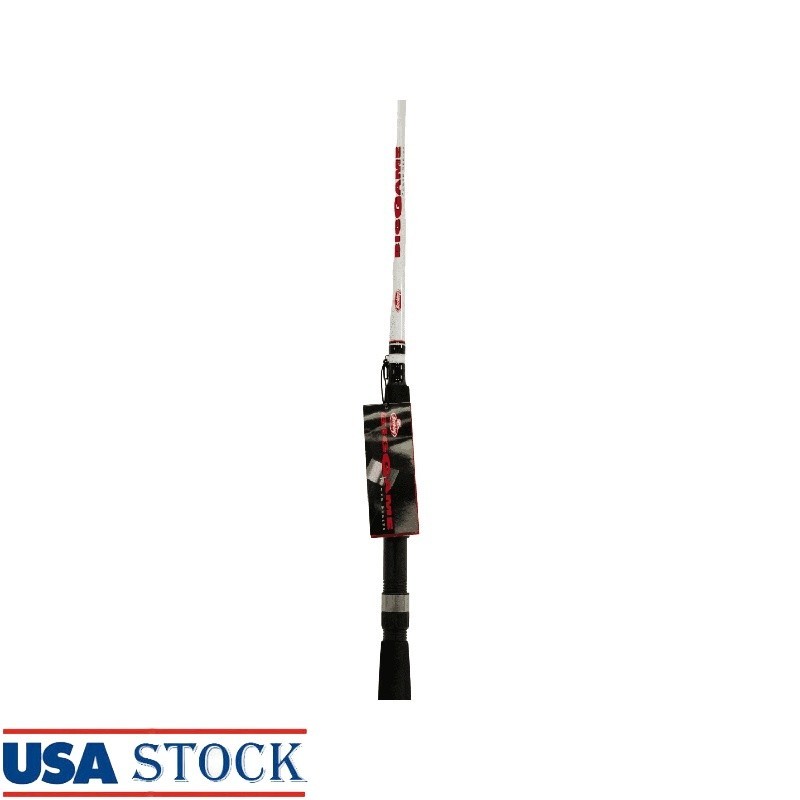 Big Game 8ft Spinning Rod Medium Heavy 12-30LB Line Durable Guides EVA Handle US