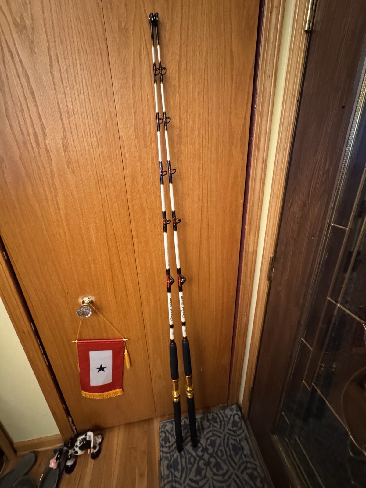 2x Grand Slam TA-GS-TR601XXH-R Saltwater Trolling Rod 6’1″ 40-60lb XXH 6G