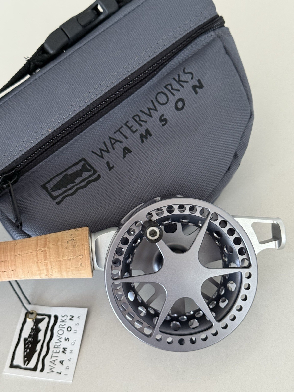 **BEAUTIFUL** 🔥 WATERWORKS LAMSON CENTER AXIS 4wt. 9’ft~4pc Fly Rod!! 🔥~LQQK~