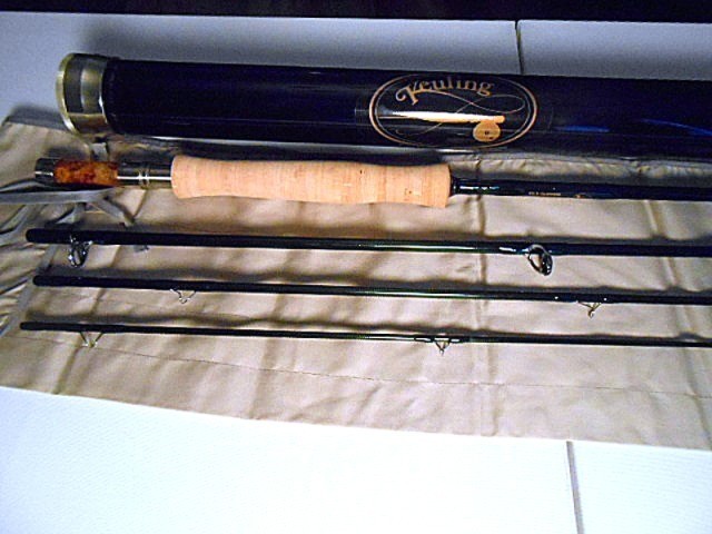 E.L. KEULING ROD CO 10′ 5WT. DOWN-LOCKING 4PC CARBON FIBER FLY ROD 2026 USA