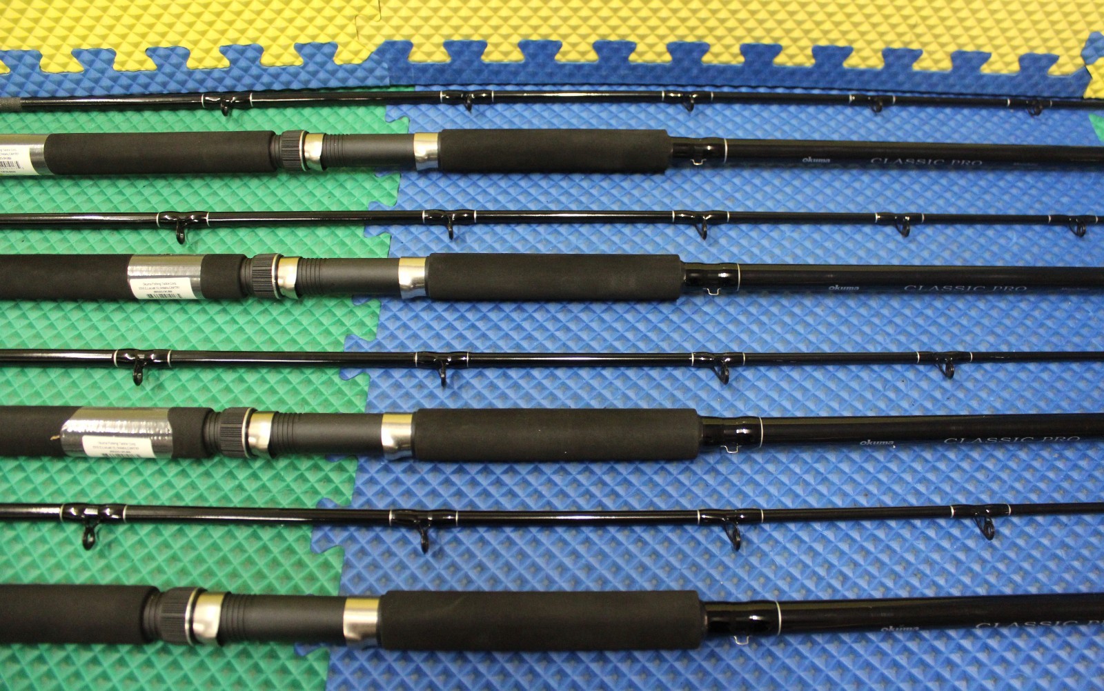 Okuma Black Classic Pro 9′ 0″ Mooching Rod CPM-90M 4-Pack!