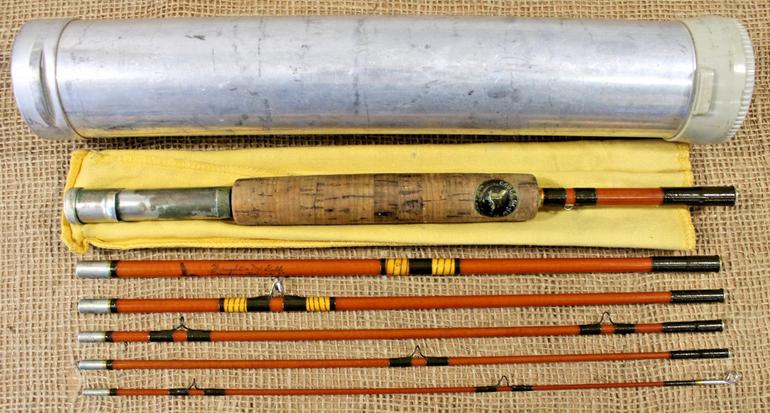 Eagle Claw Trailmaster Fly Fishing Pack Rod 6′ 9″ Line Size 7 M6TMF USA Vintage