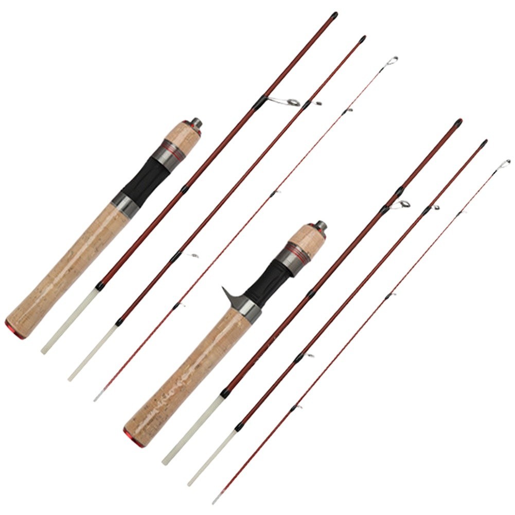 Flexible 1 4m Four Section Fishing Lure Rod for Various Freshwater Fish