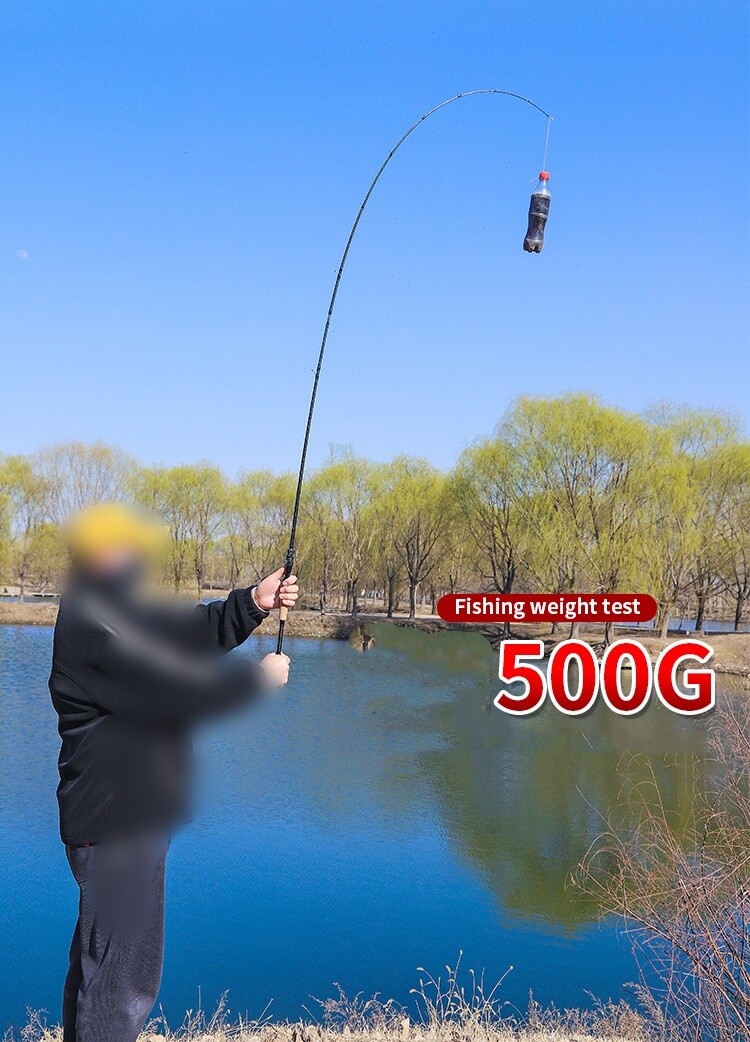 Fishing Rod 1.8M Spinning Casting Carbon Fiber Pole Lure Fishing Rod 2 sections
